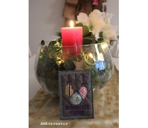 Stickdatei - Weihnachtsbaumkugeln